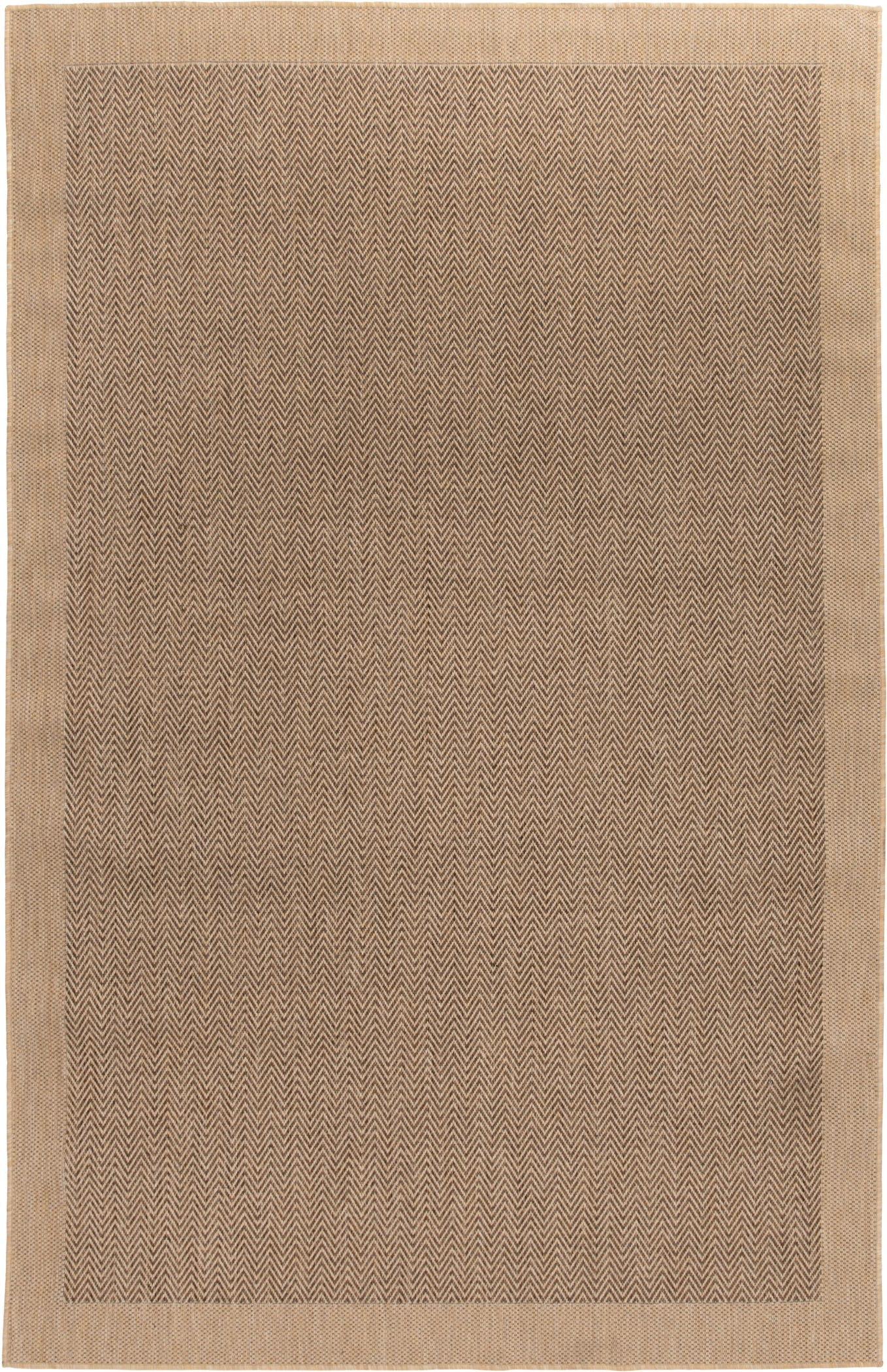 Neutral Polypropylene Rug Mainstays Brown Neutral Border Outdoor Polypropylene Area Rug, 6'6