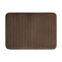 Mainstays Brown Performance Foam 17"x 24" Bath Rug