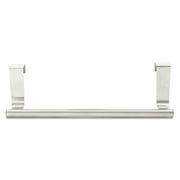 Mainstays Brushed Stainless Steel Over-the-Cabinet Towel Holder, 9 in