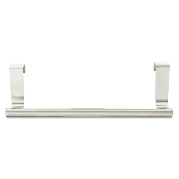 Mainstays Over The Cabinet Towels Holder 9 Inch Brushed Stainless Steel