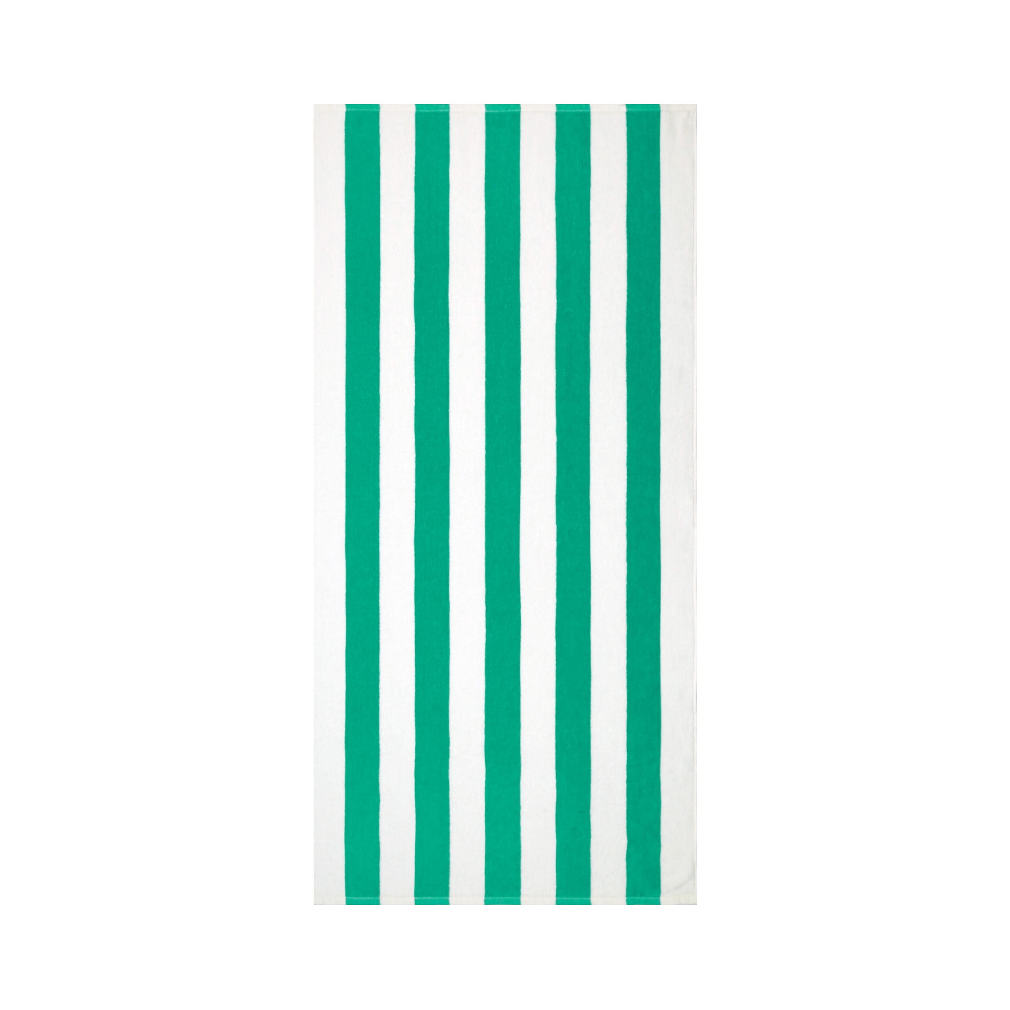 Mainstays Cabana Stripe Beach Towel, 58 in x 28 in, Green