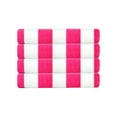 thumbnail image 1 of Mainstays Cabana Beach Towels 4pk, Size 58" x 28", Pink, 1 of 10