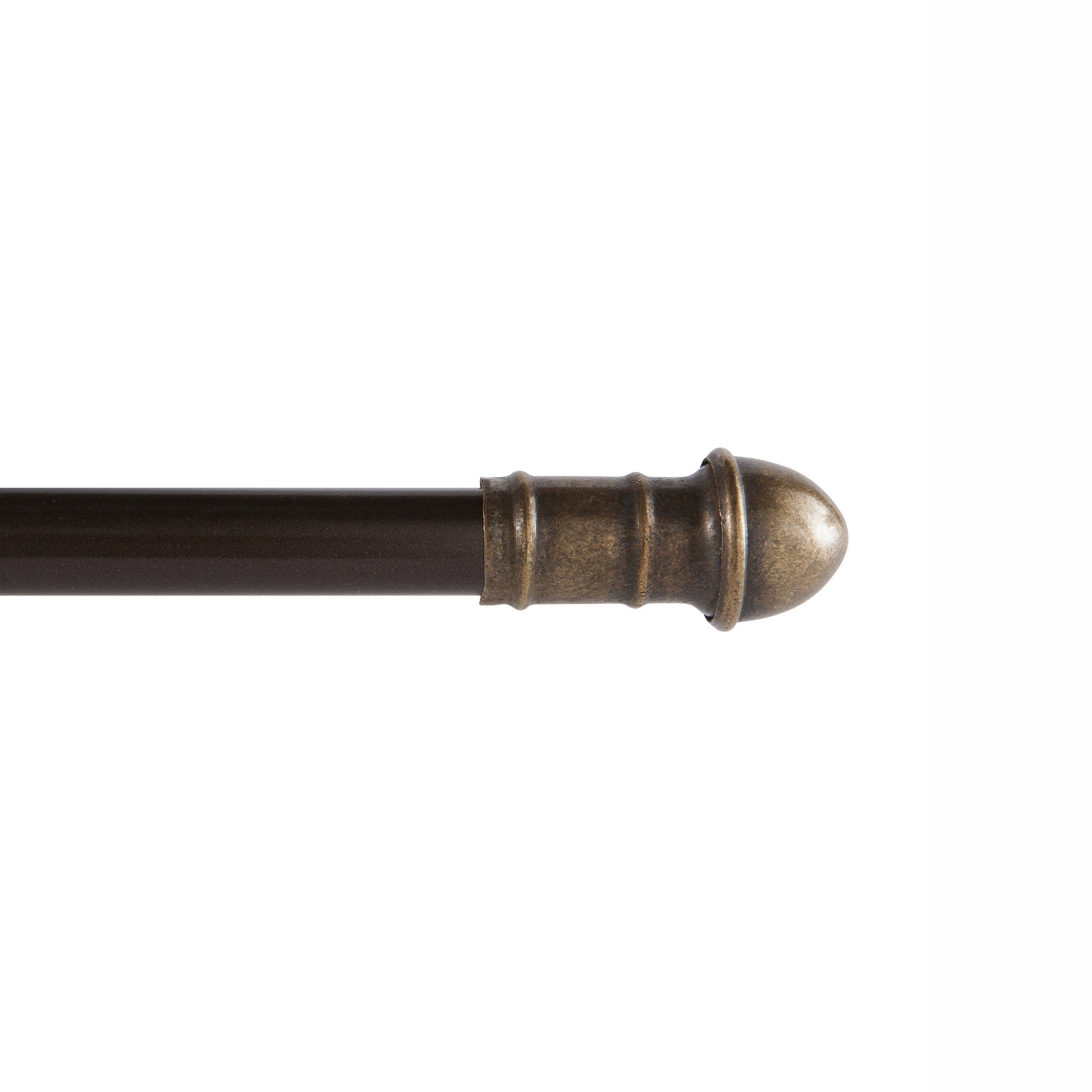 Mainstays Caf Curtain Rod, 28" - 48" Length, Oil Rubbed Bronze - image 1 of 7