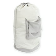 Mainstays Durable Canvas Laundry Bag with Drawstring and Pocket, 26" x 37"