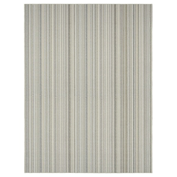 Mainstays Carnival Stripe Polypropylene Assorted Earth Tones Indoor Area Rug, 30" x 40"