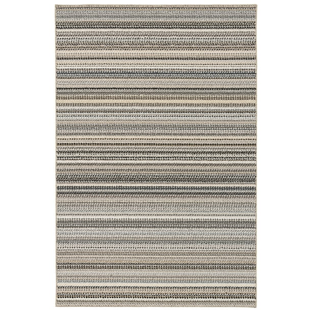 Mainstays Carnival Stripe 3 ft. x 5 ft. Random Earth Tone Indoor Throw ...