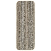 Mainstays Carnival Stripe Polypropylene Assorted Earth Tones Indoor Area Rug, 20" x 54"
