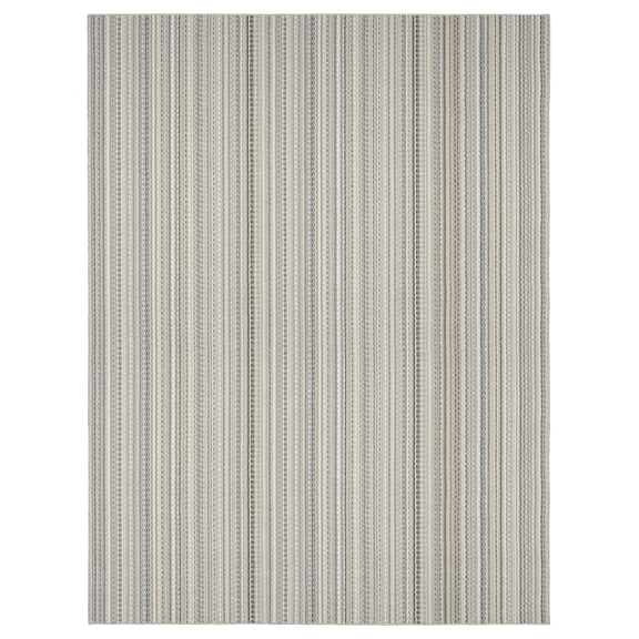 Mainstays Carnival Stripe Polypropylene Assorted Earth Tones Indoor Area Rug, 30" x 40"