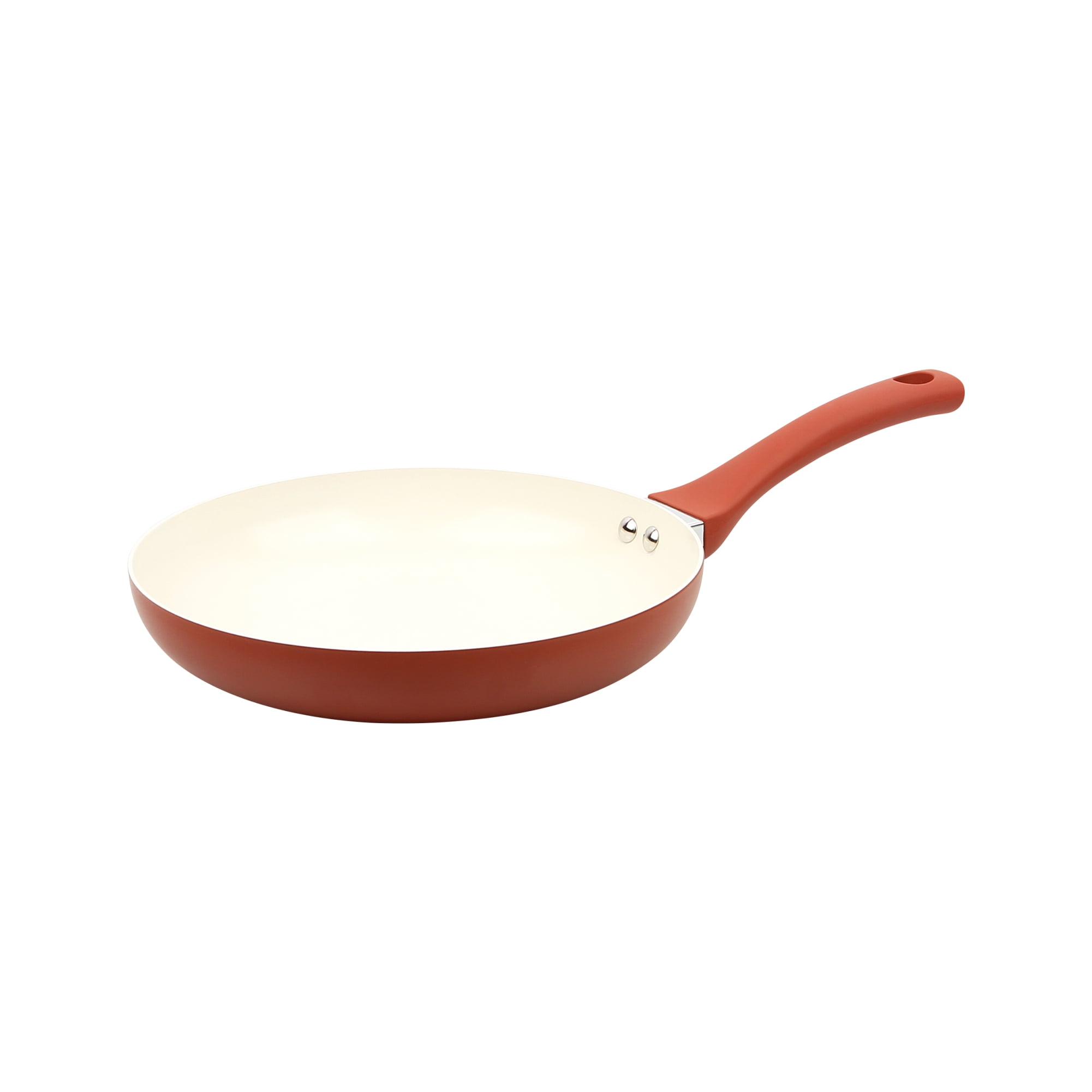 Mainstays Ceramic 10In Aluminum Nonstick Frypan Red Canyon