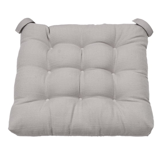 Mainstays Chair Seat Pad, Silver, 1-Piece, 15.5 in x 16 in
