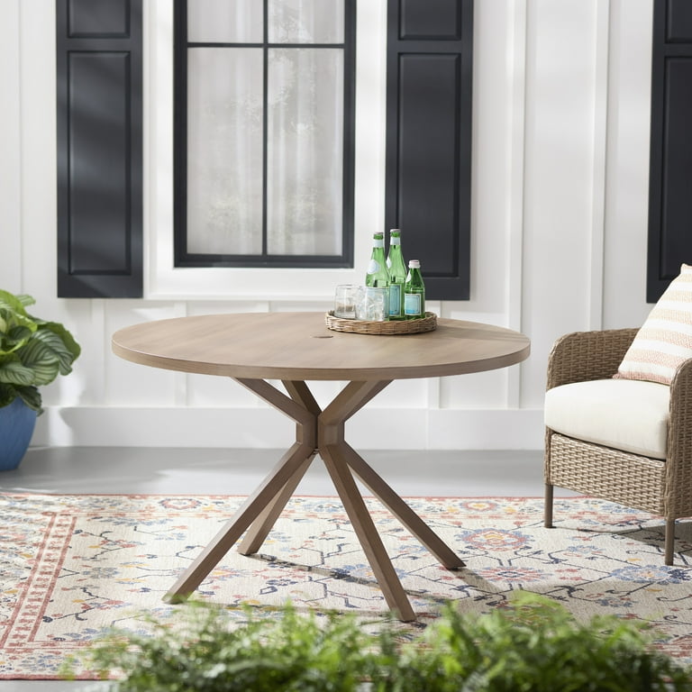 Mainstays Chelsea Outdoor Dining Table - Walmart.com