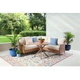 thumbnail image 1 of Mainstays Chelsea Outdoor Patio Steel 4-Piece Sectional Dining Set, Beige, 1 of 12