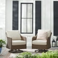 thumbnail image 1 of Mainstays Chelsea 2 Pieces Outdoor Patio Swivel Rocker with Beige Cushions, 1 of 7