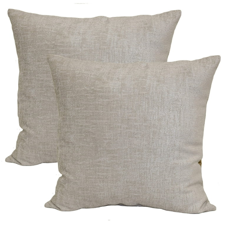 Mainstays Faux Fur Pillow, 18 x 18, Grey, Square, 1 Piece, Size: 18 inch x 18 inch