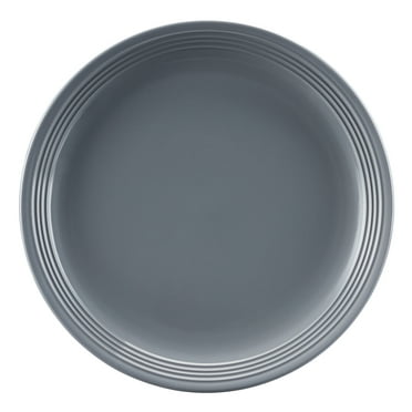 Mainstays Chiara Round Stoneware 10.5" Grey Dinner Plate