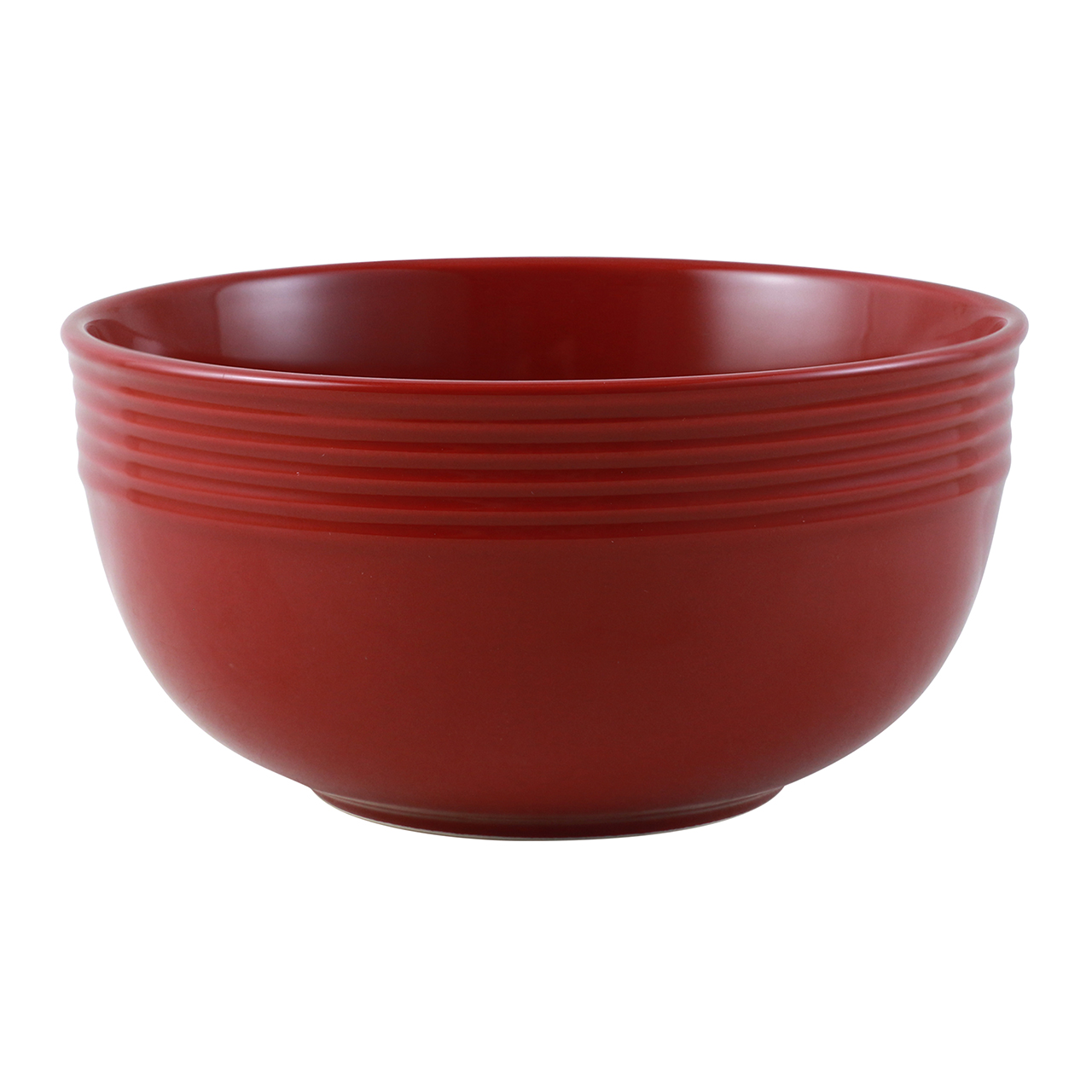 Mainstays Chiara Stoneware 6.25" Round Red Bowl - image 1 of 5
