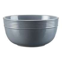 Mainstays Chiara Stoneware Round 6.25" Gray Bowl