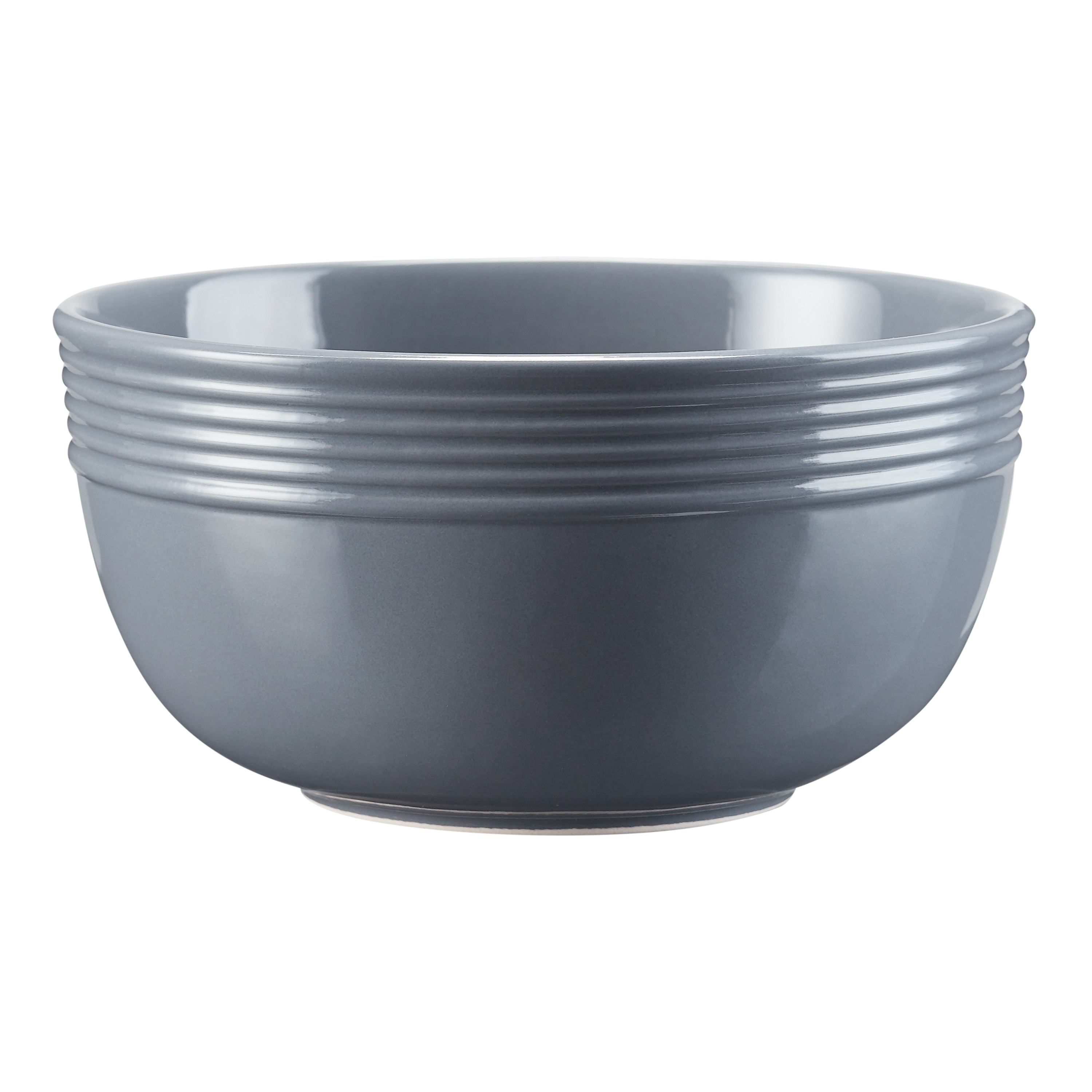 Mainstays Chiara Stoneware Round 6.25" Gray Bowl - image 1 of 5
