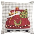 thumbnail image 1 of Mainstays Christmas Pickup Truck Decorative Throw Pillow, 18”x18”, 1 of 4