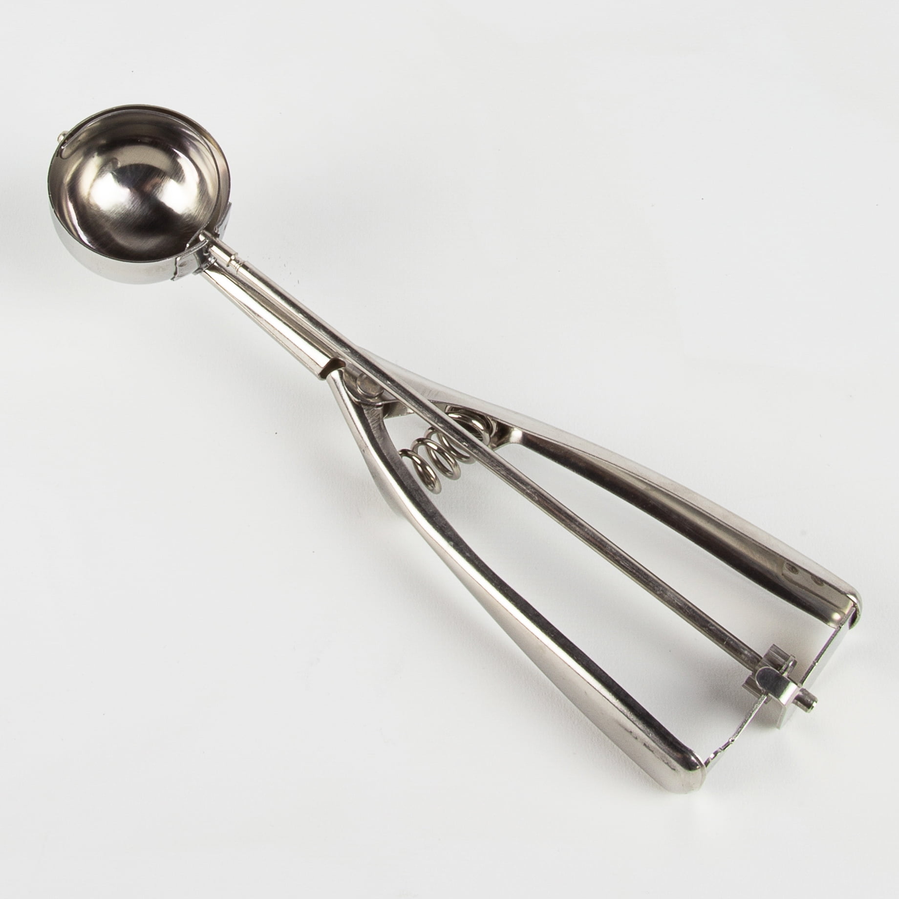 Mainstays Chrome Plated Steel 8.3 in Kitchen Cookie Scoop