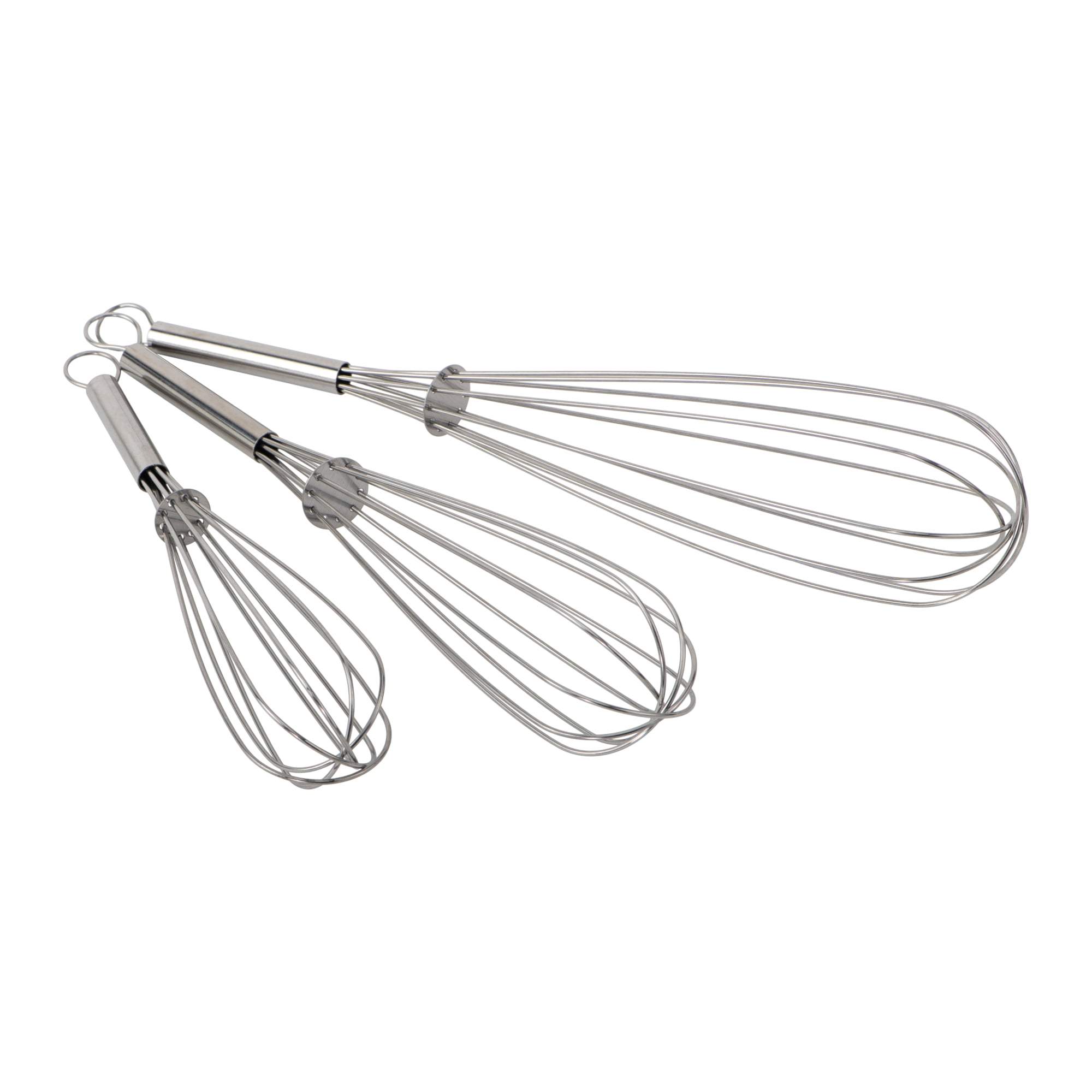 Chef Craft 3pc Chrome Plated Steel Mini Whisk Set - Great for Sauces, –  Handy Housewares