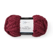 Chunky Chenille Yarn Burgundy 31.7 yd 100 Polyester Super Bulky in Nepal at NPR 3072 Rating 5