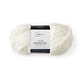 thumbnail image 1 of Mainstays Chunky Chenille Yarn, 31.7 yd, Ivory, 100% Polyester, Super Bulky, 1 of 11