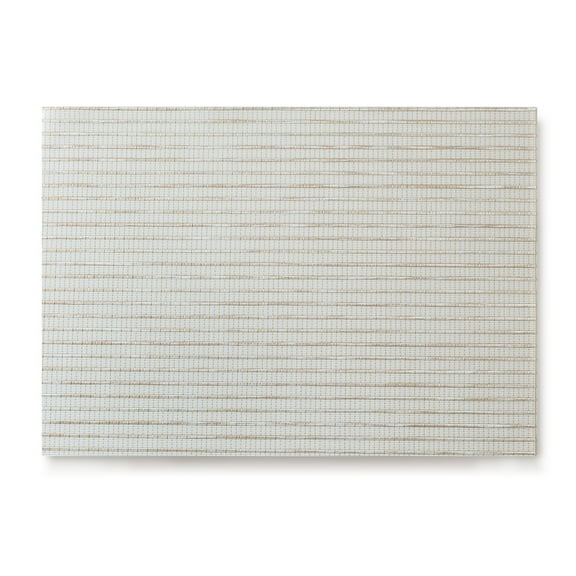 Mainstays Ciclo Woven Vinyl Table Placemat Vanilla 13" x 18"