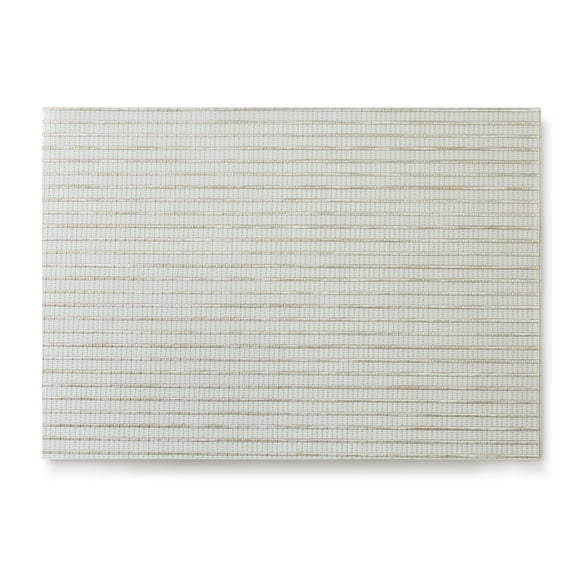 Mainstays Ciclo Woven Vinyl Table Placemat Vanilla 13" x 18"