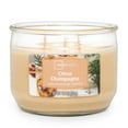 thumbnail image 1 of Mainstays Citrus Champagne Scented 3 Wick Candle, 11.5 oz., 1 of 5