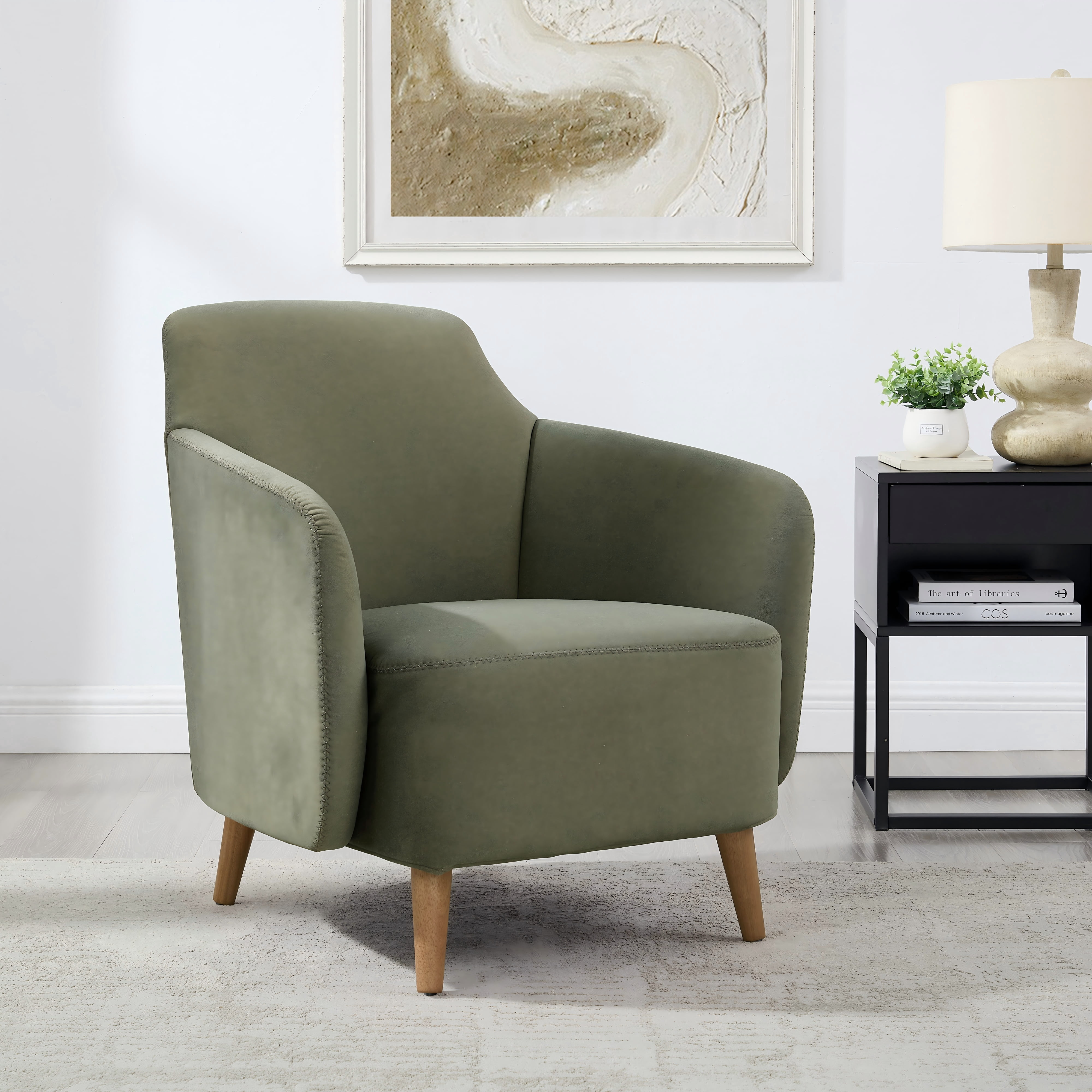Mainstays Classic Club Chair, Vesper Forest