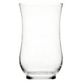 Mainstays 11" Decorative Clear Curved Glass Hurricane Pillar Candle Holder