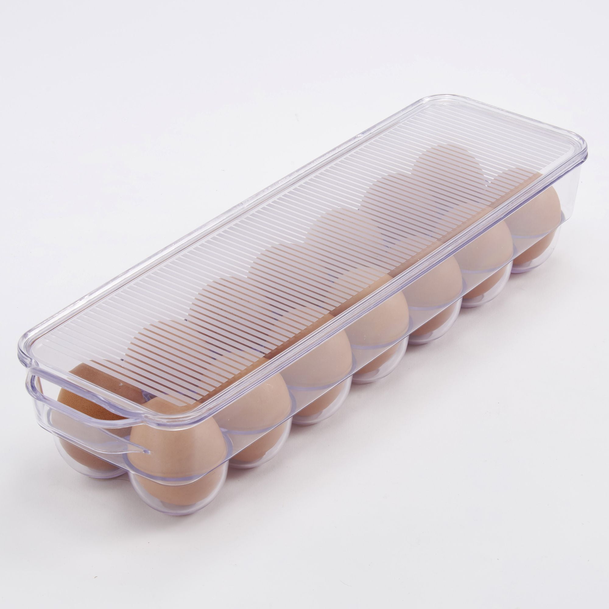 Mainstays Clear Egg Holder (14 Eggs), Clear Plastic