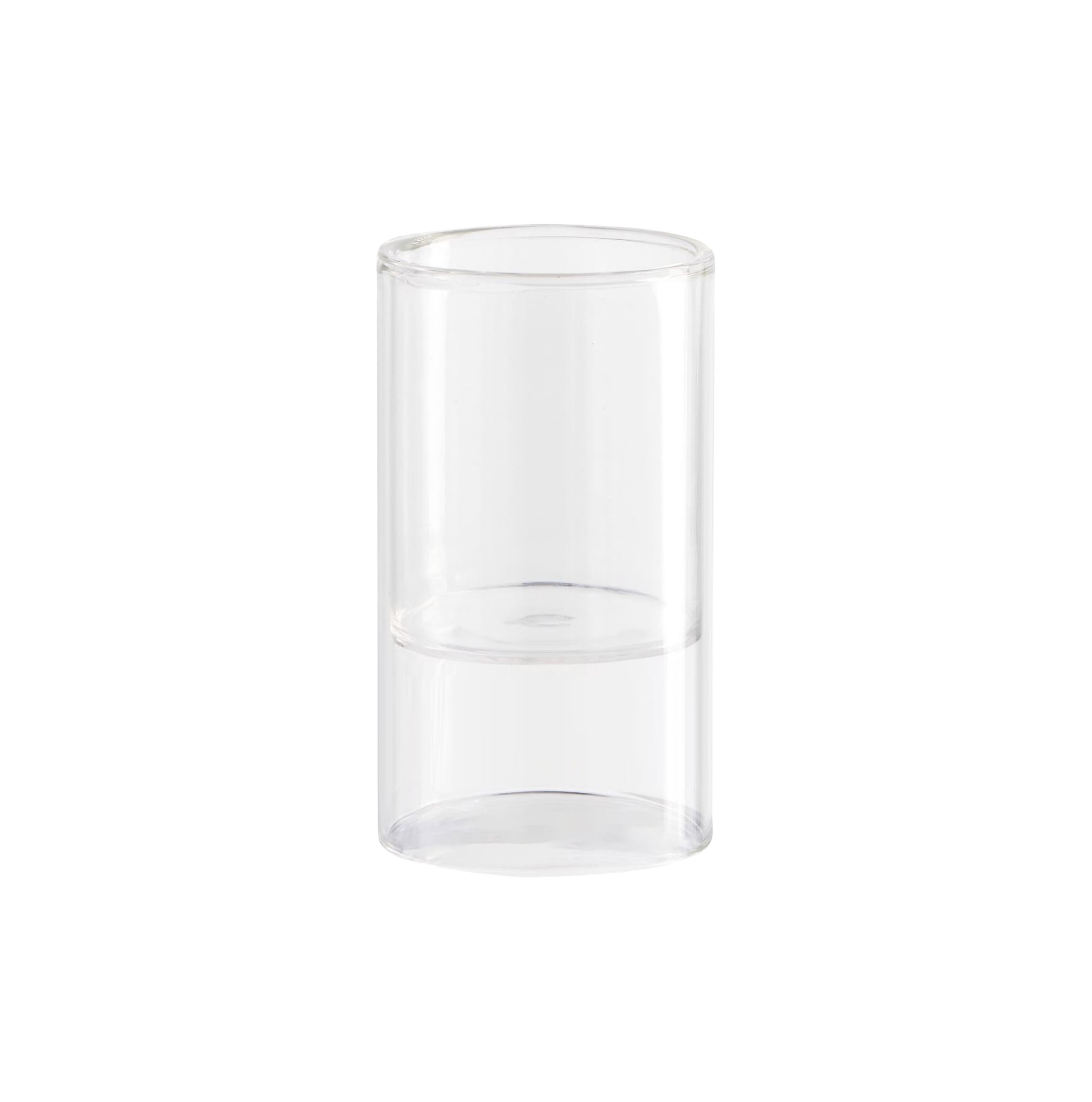 Mainstays Clear Floating Glass Home Candle Holder Medium