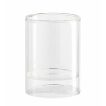 Mainstays Clear Floating Glass Home Candle Holder Small