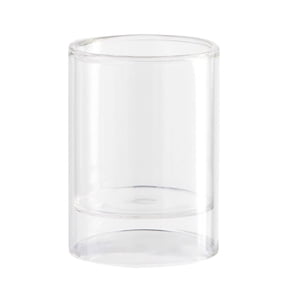 Mainstays Clear Floating Glass Home Candle Holder Small