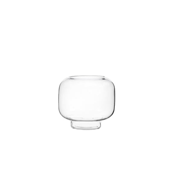 Mainstays 8" Clear Glass Hurricane Pillar Home Candle Holder Large