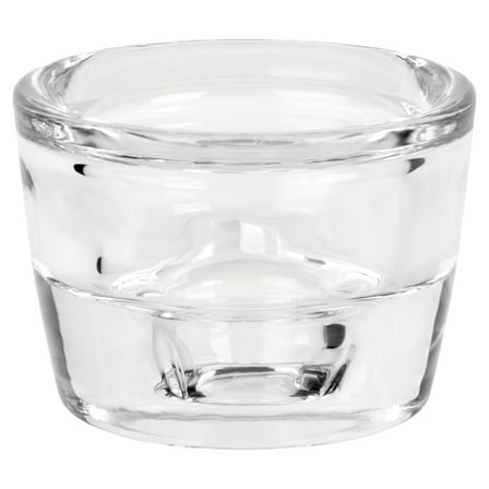 Mainstays Clear Glass Candleholder for Tealight and Taper Candles, 2 Inches