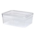 thumbnail image 1 of Mainstays Clear PET Extra Wide Shoe Box with Lid, 14.5 in x 10.75 in x 5.75 in, 1 of 9