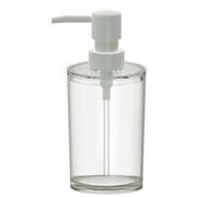 Mainstays Clear Plastic Liquid Soap Pump Dispenser, 12oz Capacity