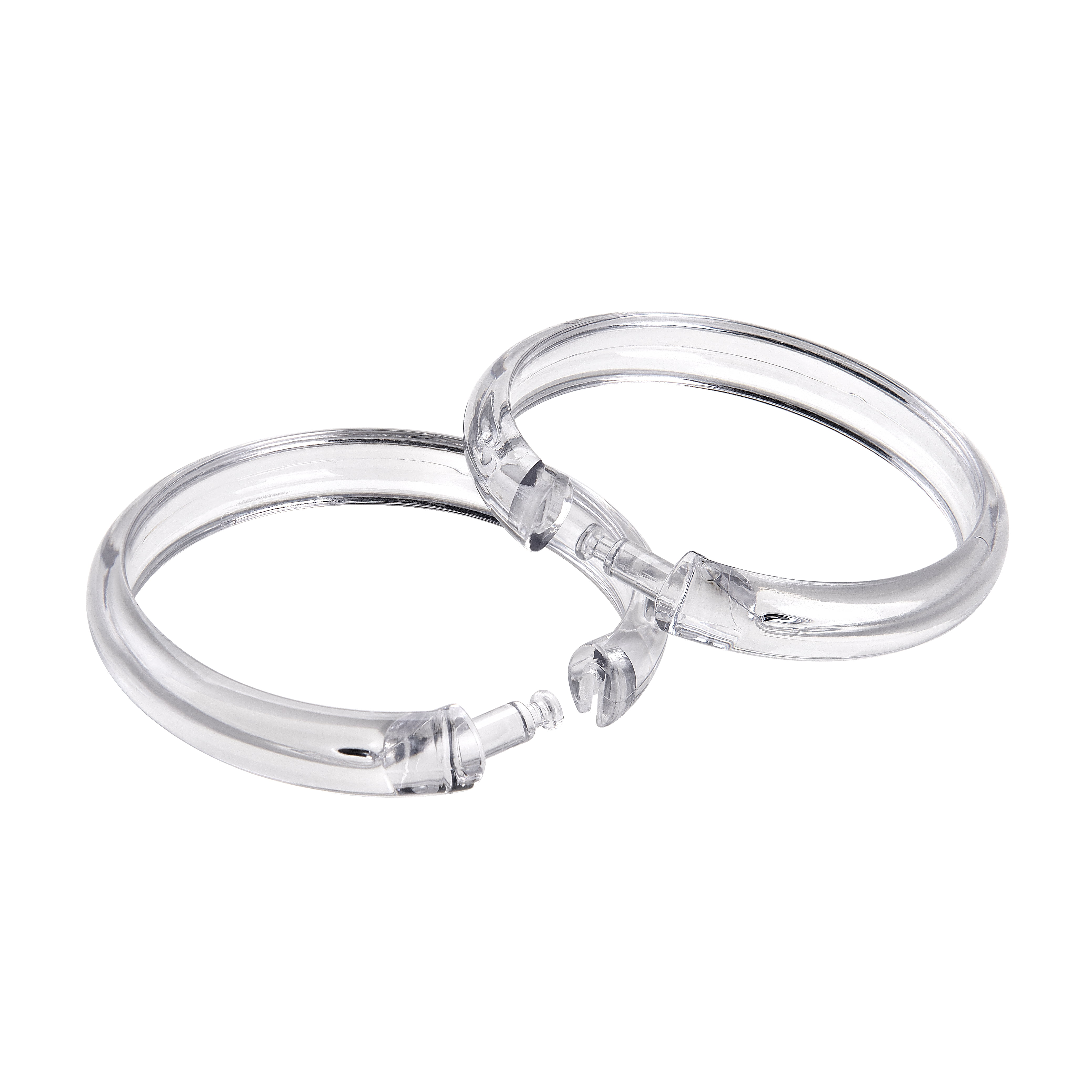 Plastic Soft Rings Clear Plastic Rings