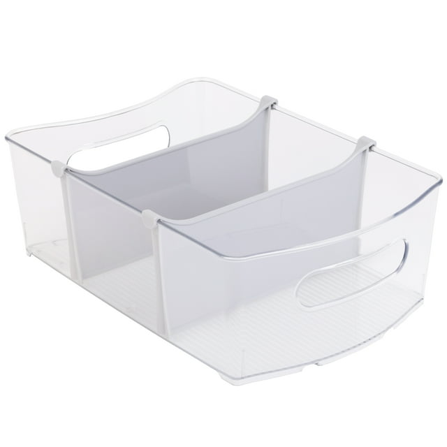 Mainstays Closet and Laundry Organizer Bin with Removable Dividers 12