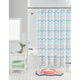 thumbnail image 1 of Mainstays Coastal Toss 13-piece Fabric Shower Curtain with Hooks, 1 of 5