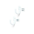 thumbnail image 1 of Mainstays, White Metal Hooks, Clutter-Free Hooks for Hanging Towels and Coats, 10 lbs Capacity, 2 Pack, 1 of 5