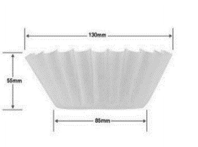Mainstays Coffee Filters, 8-12 Cup Paper Disposable Basket Coffee Filters, 200 Count