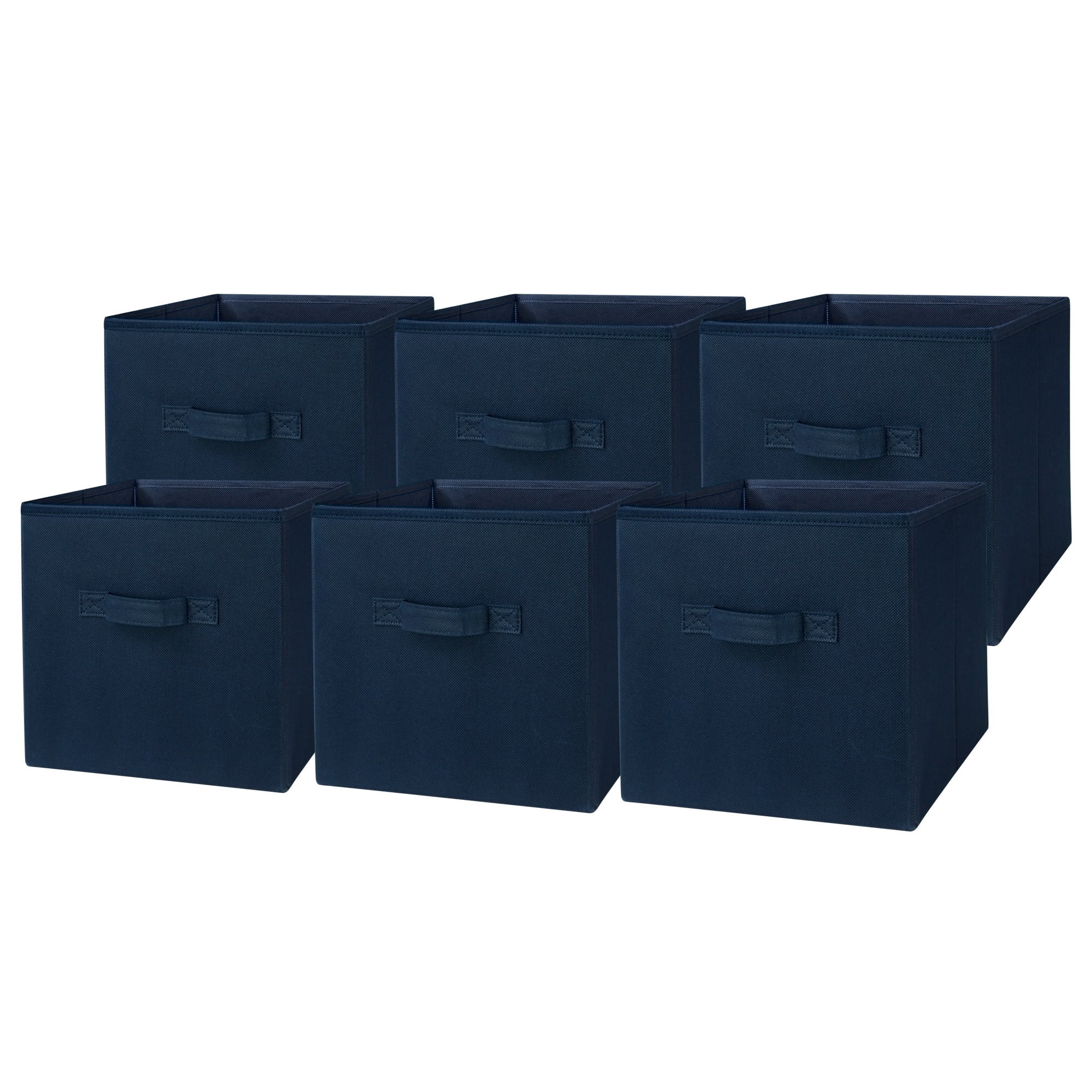 Mainstays Collapsible Cube Fabric Storage Bins (10.5