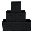 Mainstays Collapsible Cube Fabric Storage Bins (10.5" x 10.5"), 6 Pack