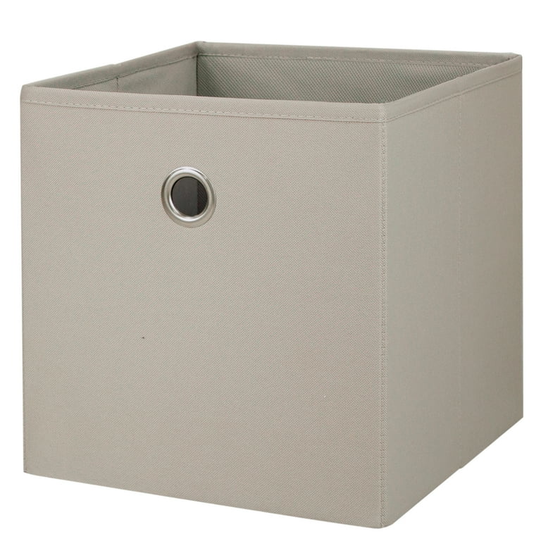 11 Fabric Cube Storage Bin Cream - Room Essentials™