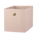 Mainstays Collapsible Fabric Cube Storage Bin (10.5" x 10.5"), Pearl