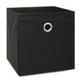 Mainstays Collapsible Fabric Cube Storage Bin (10.5" x 10.5"), Rich
